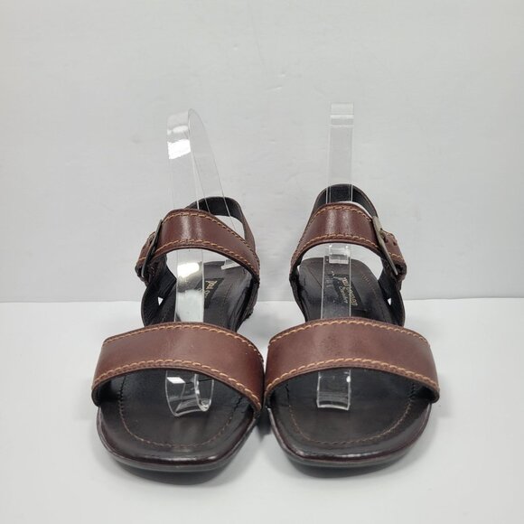 Paul Green Women's Brown Leather Strap Sandals  US Size 3.5 - Picture 3 of 8